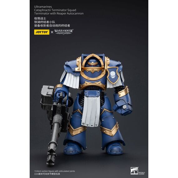 Figurka Warhammer Herezja Horusa 1/18 - Ultramarines Cataphractii Terminator Squad Terminator with Reaper Autocannon