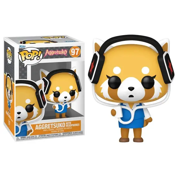 Figurka Sanrio: Aggretsuko POP! - Aggretsuko ze Słuchawkami (97)