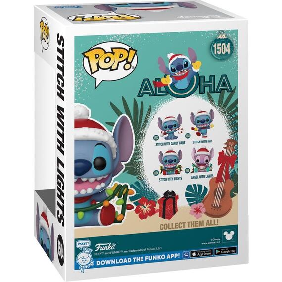 Figurka Disney: Lilo i Stitch POP! - Stitch with Lights (1504)- Zdjęcie 2