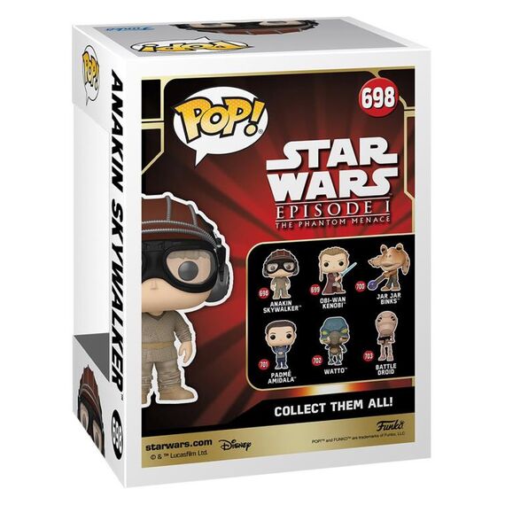 Figurka Star Wars: The Phantom Menace 25th Anniversary POP! - Anakin Skywalker (Pod Racer Helmet) (698)- Zdjęcie 2