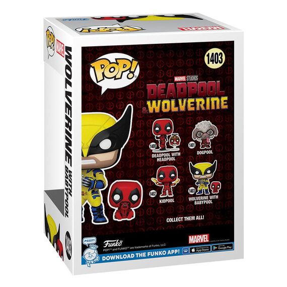 Figurka Marvel: Deadpool & Wolverine POP! - Wolverine with Babypool (1403)- Zdjęcie 2
