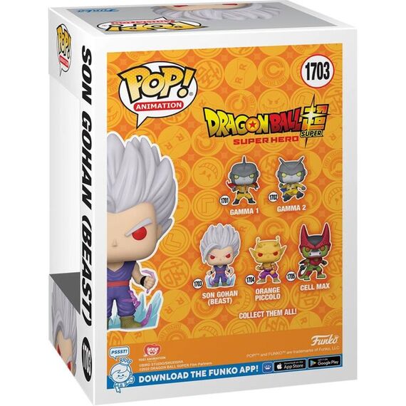 Figurka Dragon Ball Super: Super Hero POP! - Son Gohan Beast (1703)- Zdjęcie 2
