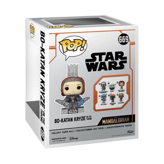 Figurka Star Wars The Mandalorian POP! Deluxe - Bo-Katan Kryze on the throne- Zdjęcie 3