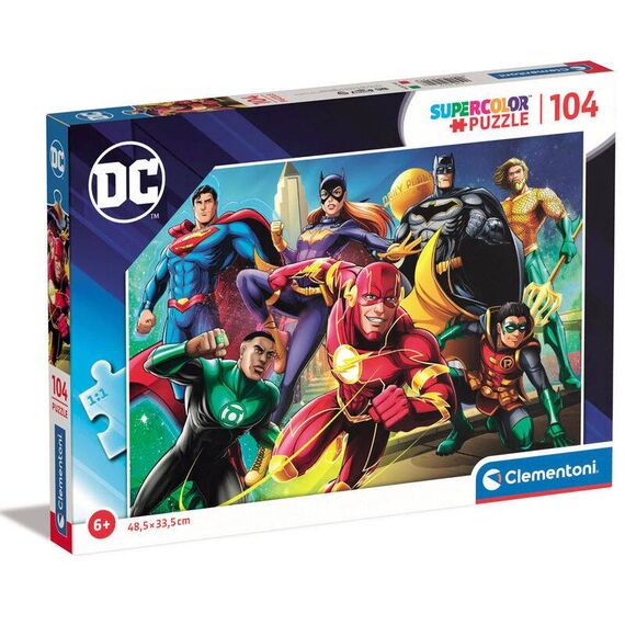 Puzzle DC Comics - Superbohaterowie (104 elementów)