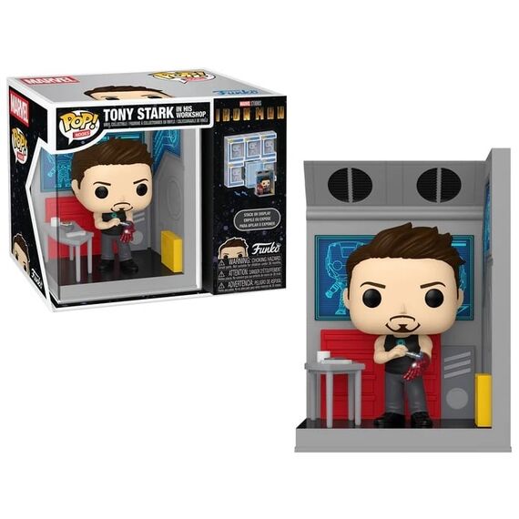 Figurka Marvel POP! Nooks - Tony Stark in His Workshop