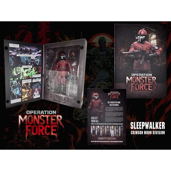 Figurka Operation: Monster Force 1/12 - Sleepwalker Crimson Moon Division- Zdjęcie 5