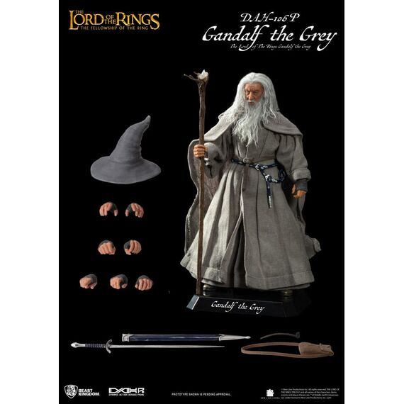 Figurka Władca Pierścieni Dynamic 8ction Heroes 1/9 - Gandalf Szary (Edycja Limitowana)- Zdjęcie 7