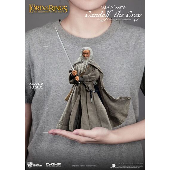 Figurka Władca Pierścieni Dynamic 8ction Heroes 1/9 - Gandalf Szary (Edycja Limitowana)- Zdjęcie 8