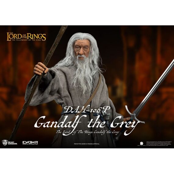 Figurka Władca Pierścieni Dynamic 8ction Heroes 1/9 - Gandalf Szary (Edycja Limitowana)- Zdjęcie 9