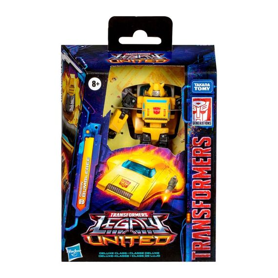 Figurka Transformers Generations Legacy United Deluxe Class - Origin Bumblebee- Zdjęcie 4