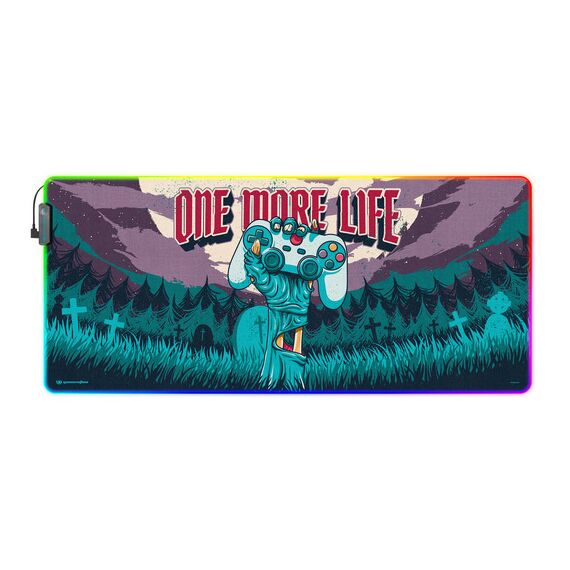 Podkładka pod mysz dla graczy XL One More Life (podświetlana)