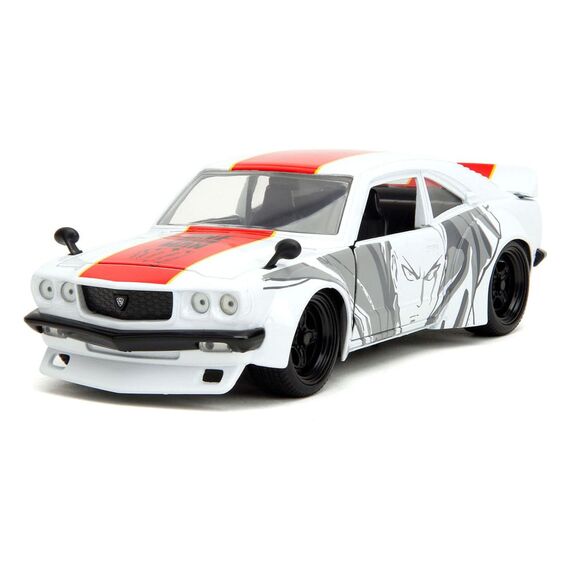 Model samochodu One Punch Man 1/24 - 1974 Mazda RX-3 (wraz z figurką Saitama)- Zdjęcie 8