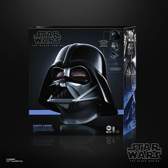 Hełm elektroniczny Star Wars: Obi-Wan Kenobi Black Series (2022) - Darth Vader- Zdjęcie 10