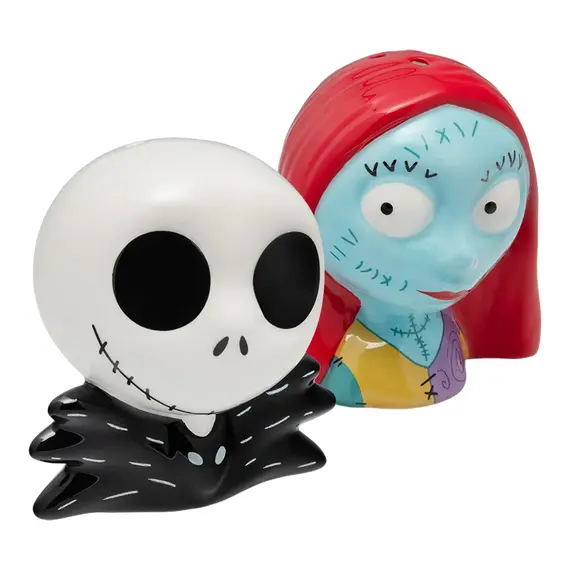 Zestaw solniczka i pieprzniczka Nightmare Before Christmas / Miasteczko Halloween - Jack i Sally- Zdjęcie 2