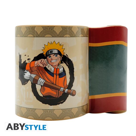 Duży kubek z uchwytem 3D Naruto - Scroll (460 ml)