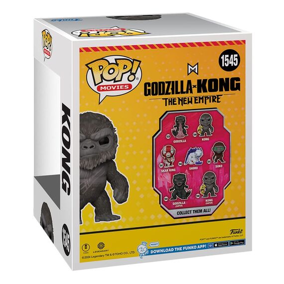 Figurka Godzilla x Kong: The New Empire Super Sized POP! - Kong (1545)- Zdjęcie 2