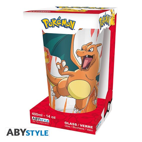Duża szklanka Pokemon - Charizard (400 ml)- Zdjęcie 4