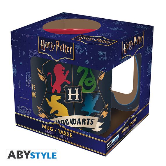 Duży kubek Harry Potter - Domy Hogwartu (460 ml)- Zdjęcie 4