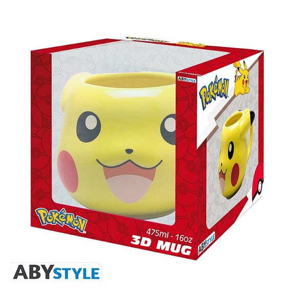 Kubek 3D Pokemon - Pikachu (475 ml)- Zdjęcie 4