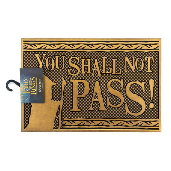 Wycieraczka gumowa Lord of the Rings - You Shall Not Pass 40 x 60 cm
