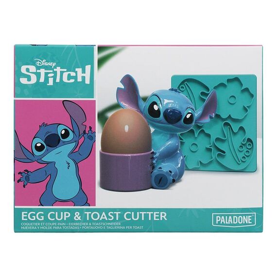 Zestaw: podstawka pod jajko + forma do tostów Disney - Stitch- Zdjęcie 3