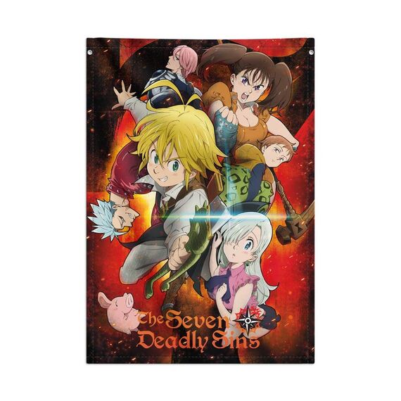 Flaga dekoracyjna The Seven Deadly Sins