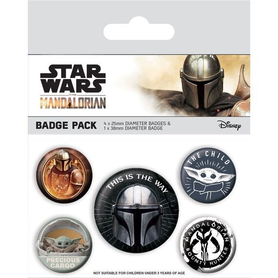Przypinki Star Wars: The Mandalorian - This Is The Way (5 szt.)