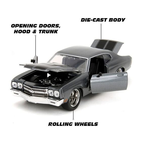Model samochodu Fast & Furious / Szybcy i wściekli 1/24 - 1970 Chevrolet Chevelle SS- Zdjęcie 5