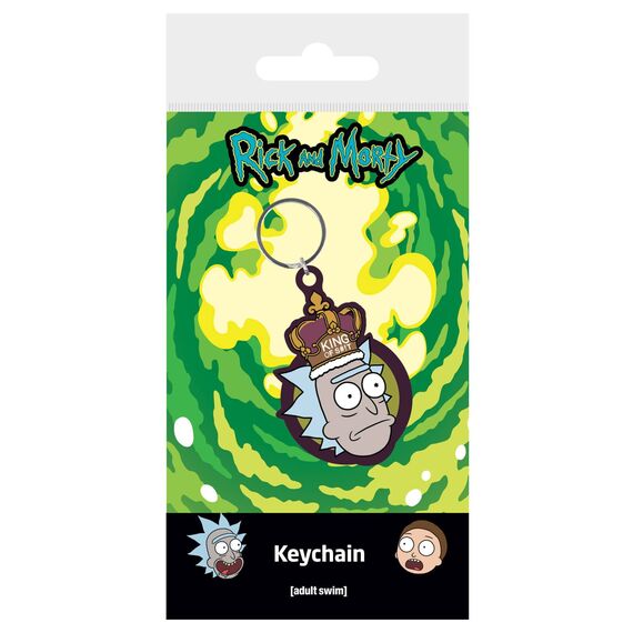 Brelok gumowy Rick and Morty - King Of S**t