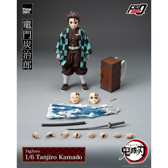 Figurka Demon Slayer: Kimetsu no Yaiba FigZero 1/6 - Tanjiro Kamado- Zdjęcie 16