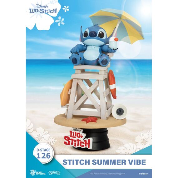 Figurka Disney D-Stage - Stitch Summer Vibe- Zdjęcie 3