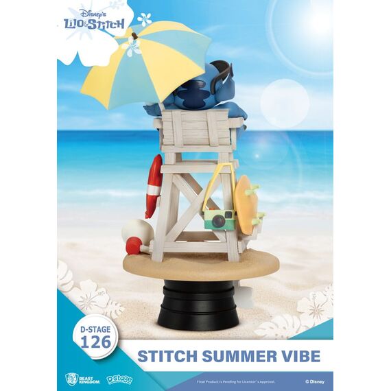 Figurka Disney D-Stage - Stitch Summer Vibe- Zdjęcie 4