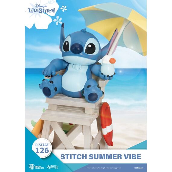 Figurka Disney D-Stage - Stitch Summer Vibe- Zdjęcie 6
