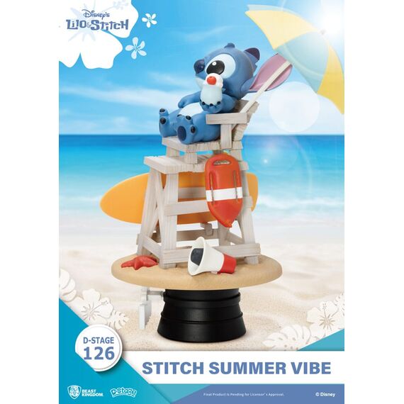 Figurka Disney D-Stage - Stitch Summer Vibe- Zdjęcie 7
