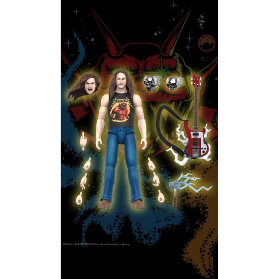 Figurka Metallica Ultimates - Cliff Burton (Superhero Poster)- Zdjęcie 3