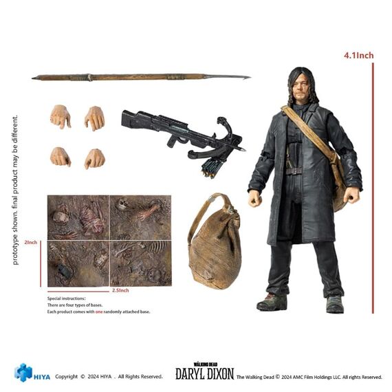 Figurka The Walking Dead Exquisite Mini 1/18 - Daryl Dixon- Zdjęcie 10