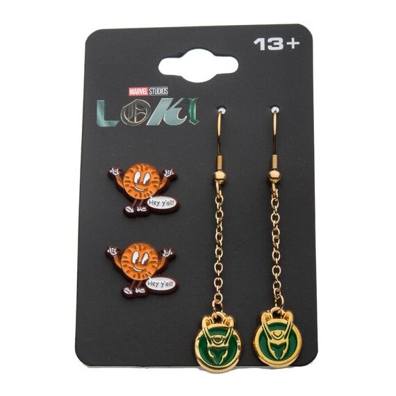 Zestaw kolczyków Marvel - Loki- Zdjęcie 2