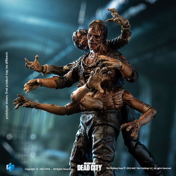 Figurka The Walking Dead Exquisite Mini 1/18 - Dead City Walker King- Zdjęcie 9