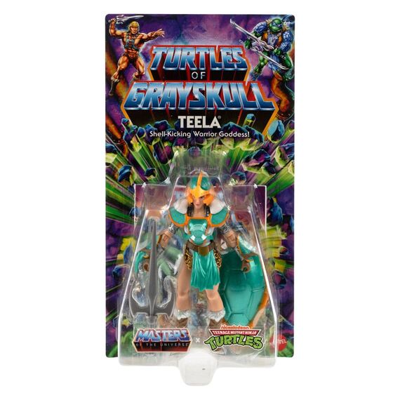 Figurka MOTU x TMNT: Turtles of Grayskull Origins - Teela- Zdjęcie 3