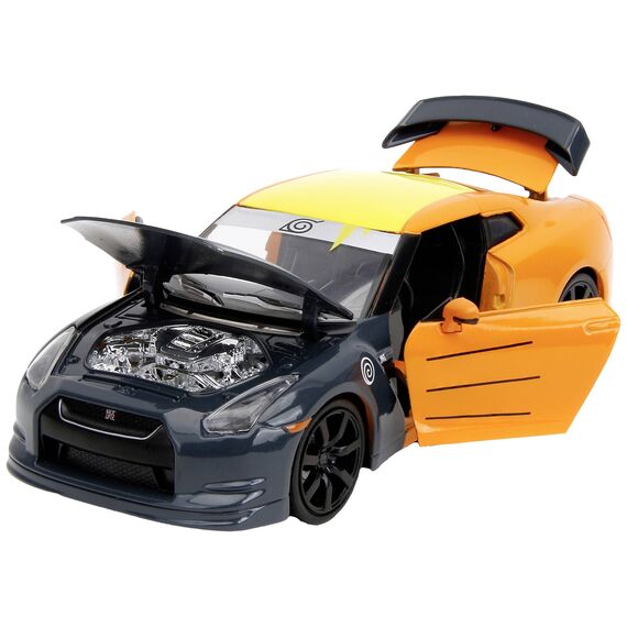 Model samochodu Naruto 1/24 - 2009 Nissan GT-R (wraz z figurką Naruto)- Zdjęcie 3