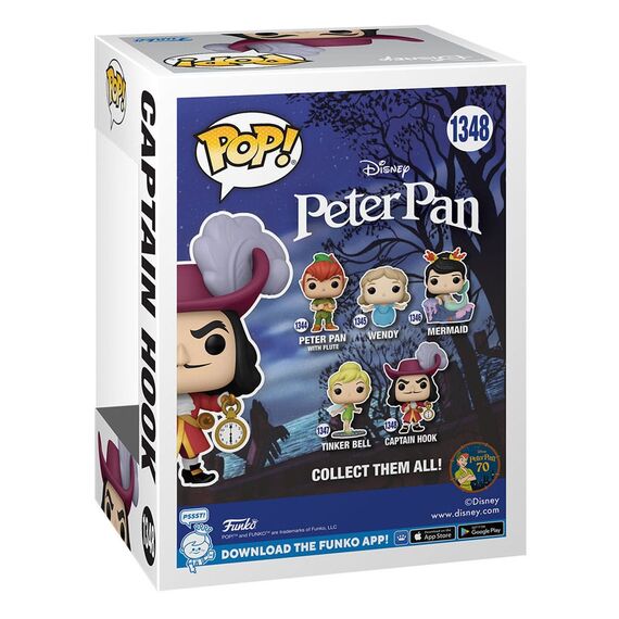 Figurka Peter Pan 70th Anniversary POP! - Captain Hook- Zdjęcie 2