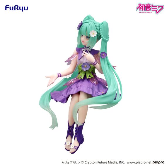 Figurka Hatsune Miku (Flower Fairy Cosmos Purple Color Ver.) Noodle Stopper- Zdjęcie 2