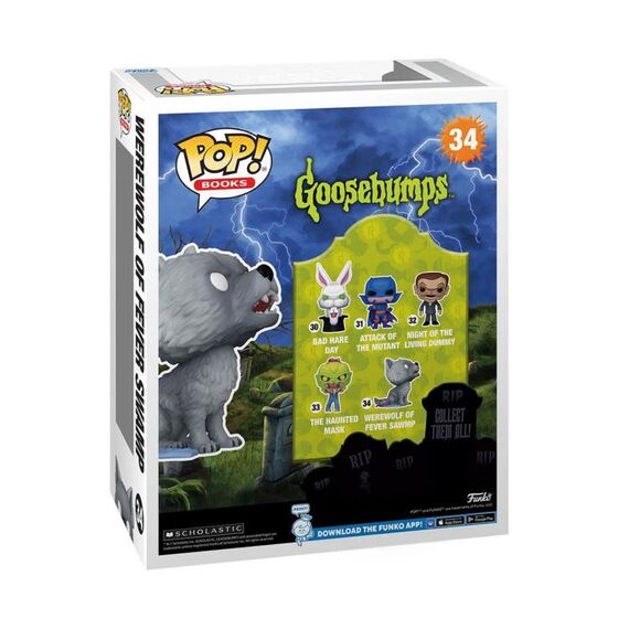Figurka Goosebumps / Gęsia Skórka POP! Book Cover - Werewolf of Fever Swamp (34)- Zdjęcie 2