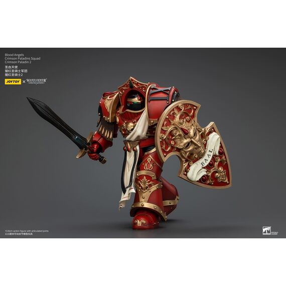 Figurka Warhammer Herezja Horusa 1/18 - Blood Angels Crimson Paladins Squad Crimson Paladin 2- Zdjęcie 10