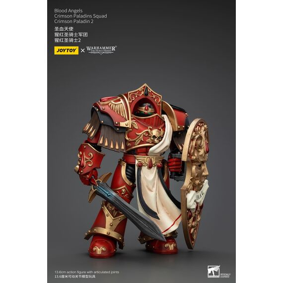 Figurka Warhammer Herezja Horusa 1/18 - Blood Angels Crimson Paladins Squad Crimson Paladin 2- Zdjęcie 2
