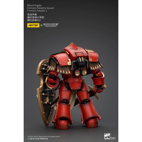 Figurka Warhammer Herezja Horusa 1/18 - Blood Angels Crimson Paladins Squad Crimson Paladin 2- Zdjęcie 3
