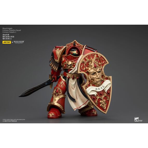 Figurka Warhammer Herezja Horusa 1/18 - Blood Angels Crimson Paladins Squad Crimson Paladin 2- Zdjęcie 4