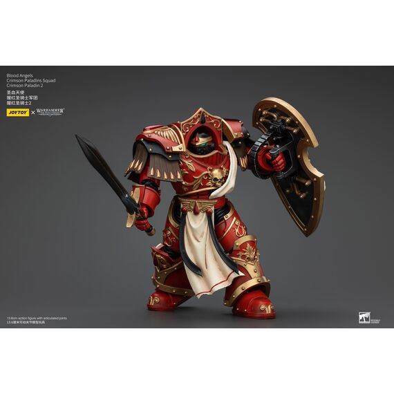 Figurka Warhammer Herezja Horusa 1/18 - Blood Angels Crimson Paladins Squad Crimson Paladin 2- Zdjęcie 6