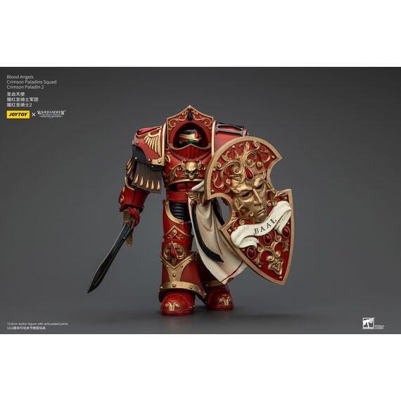Figurka Warhammer Herezja Horusa 1/18 - Blood Angels Crimson Paladins Squad Crimson Paladin 2- Zdjęcie 9