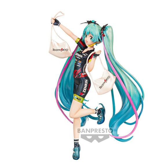 Figurka Hatsune Miku Banpresto Chronicle Espresto Est-Print Miku 2019 Team Ukyo Cheering Version- Zdjęcie 4